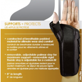 PREMIERE PLUS WRIST BRACE WITH THUMB SPICA