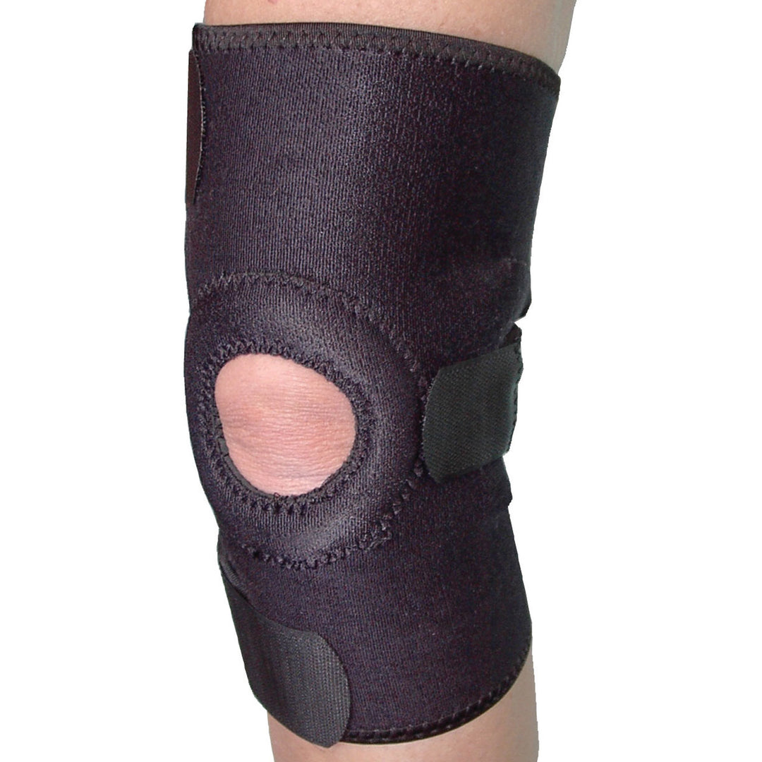 HEALTH MEDIC ESSENTIALS NEOPRENE KNEE BRACE WITH OPEN PATELLA - UNIVERSAL