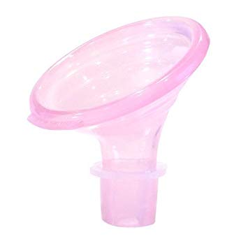 PUMPIN PAL SILICONE BREAST FLANGES (small 1 set, pink) OUT OF STOCK - SEE ALTERNATIVE PRODUCT L4399-XS,S,M