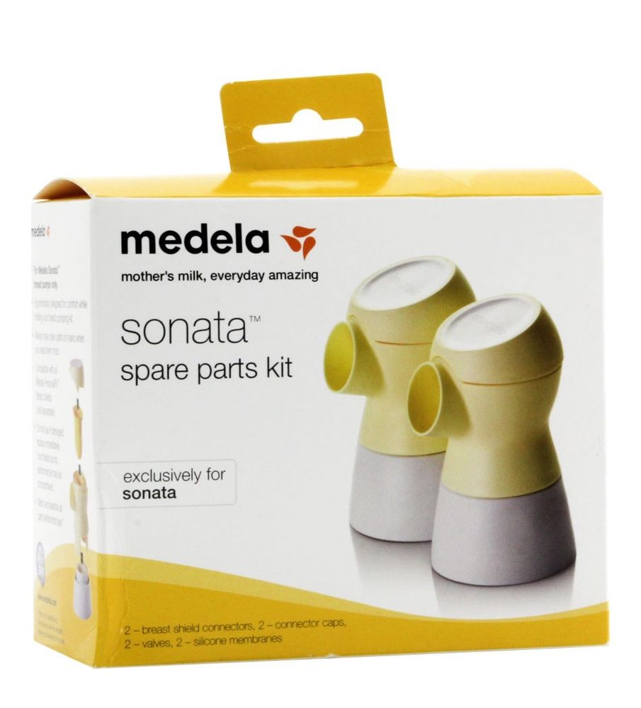 MEDELA SONATA SPARE PARTS KIT (connectors, caps valves, silicone membranes) 2 per pkg.