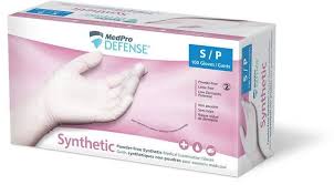 AURELIA / MEDPRO DEFENCE VINYL MEDICAL EXAM GLOVES (LATEX FREE/POWDER FREE)