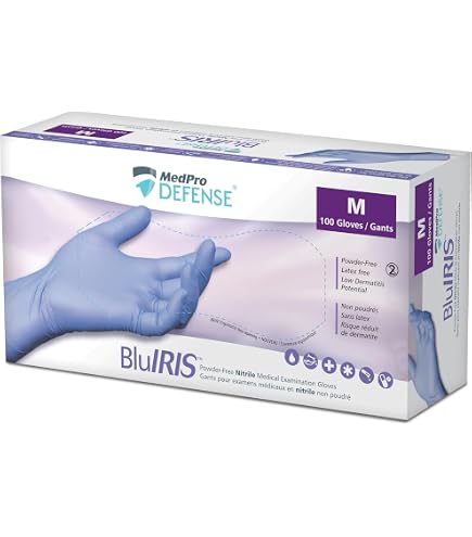 NITRILE MEDICAL EXAMINATION GLOVES (POWER FREE / LATEX FREE)