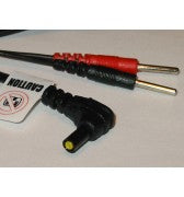 42" FEMALE LEAD (TUBE STYLE) WIRE TO DUAL RED/BLACK PIN ENDS (PAIR)