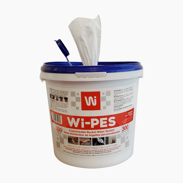 WI-PES IN A BUCKET - DRY WIPES (300 Container)