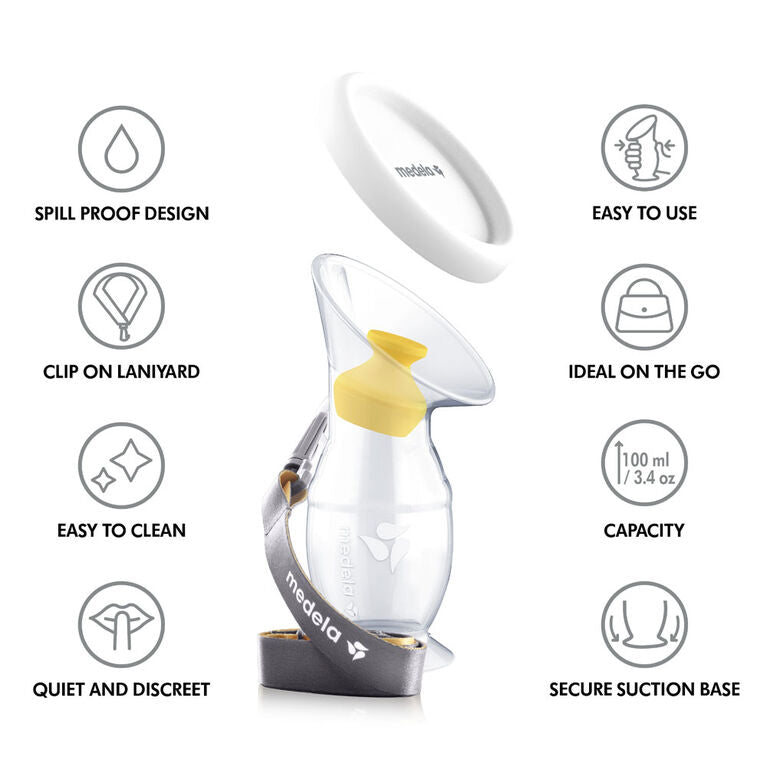 MEDELA SILICONE BREAST MILK COLLECTOR