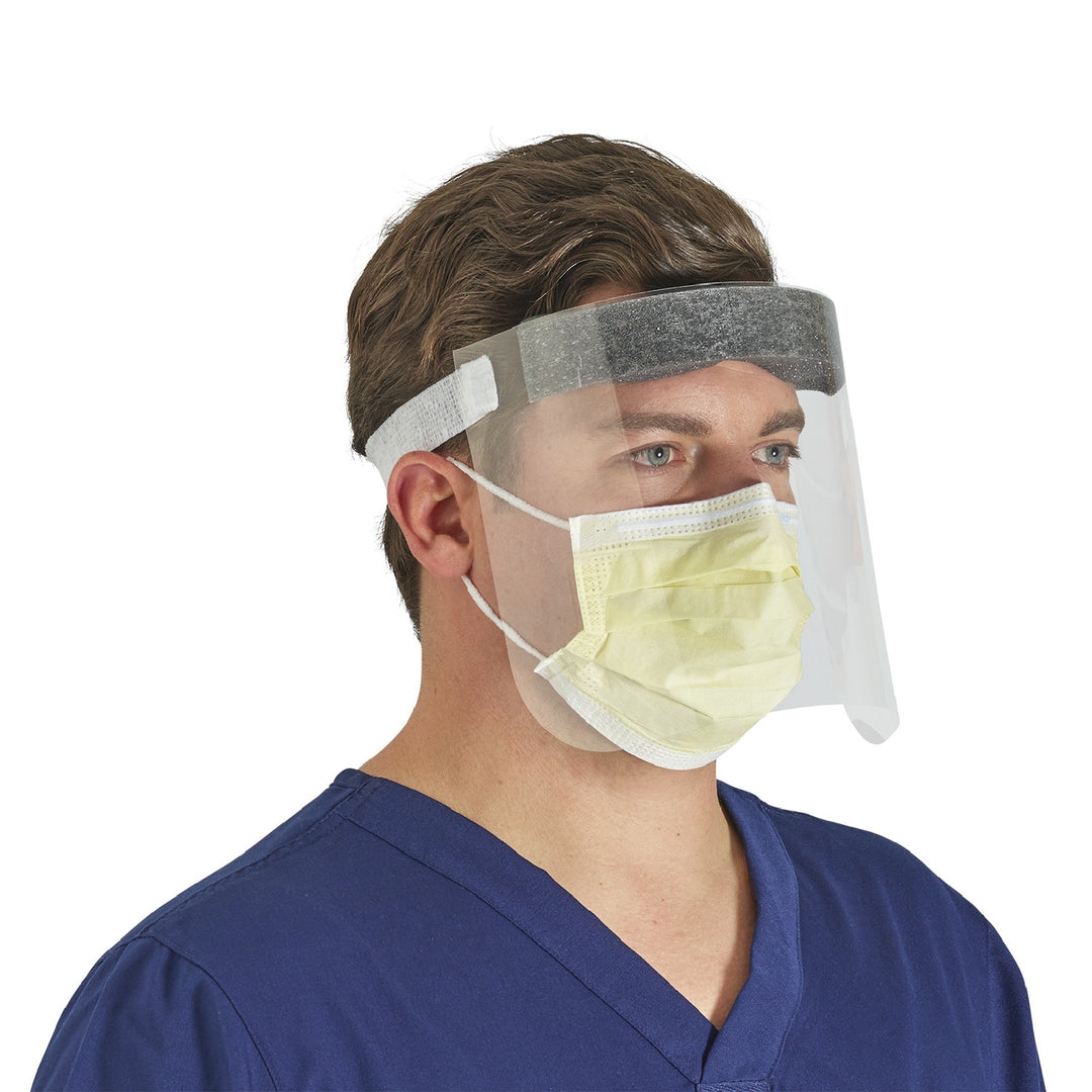 FACE SHIELD (POLYETHYLENE/LATEX FREE) MASK