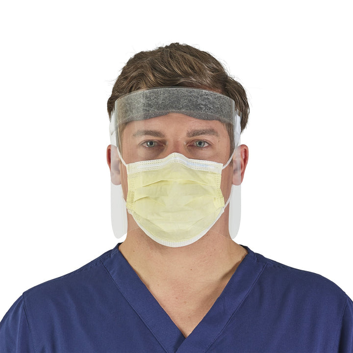 FACE SHIELD (POLYETHYLENE/LATEX FREE) MASK