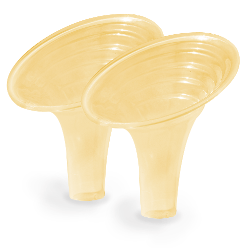 PUMPIN PAL BREAST FLANGES  ( 1 set, plastic)